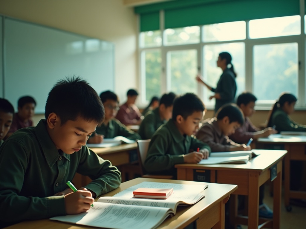 現地研修センターで日本語を学ぶネパールの若者たち