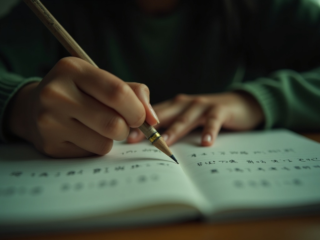 日本語学習に励むネパールの若者